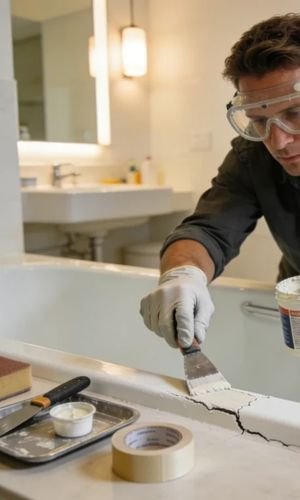 Bathtub crack repair Dubai